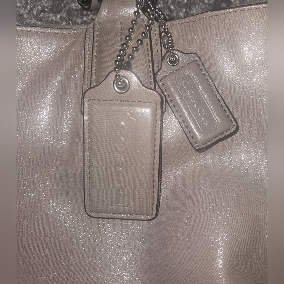 Coach 2011 G1194-18694 Chelsea East West Champagne Shimmer Leather Shoulder Bag - Picture 7 of 16